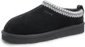 FITORY Women's Suede Slipper Flat Short Mini Boots - Warm Casual clean
