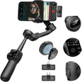 Gimbal Stabilizer for iPhone & Android - 3-Axis Phone Gimbal with Mic
