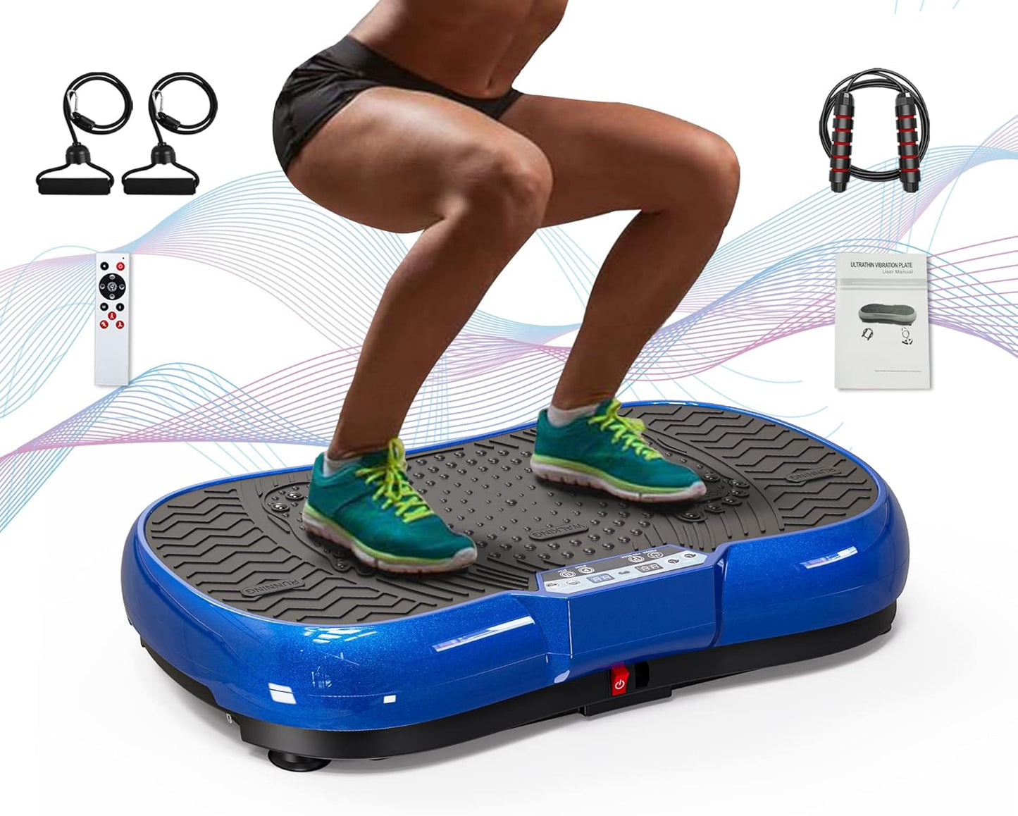 Bigzzia Vibration Plate - 10 Modes Whole Body Workout