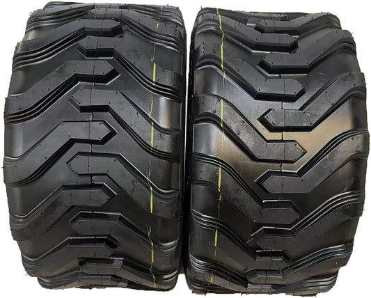 2 New Heavy Duty 18x8.50-10 Skid Tractor Tires for Optimal Performance