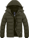 Wantdo Men's Hooded Winter Coat Warm Puffer Jacket - Durable Warmth