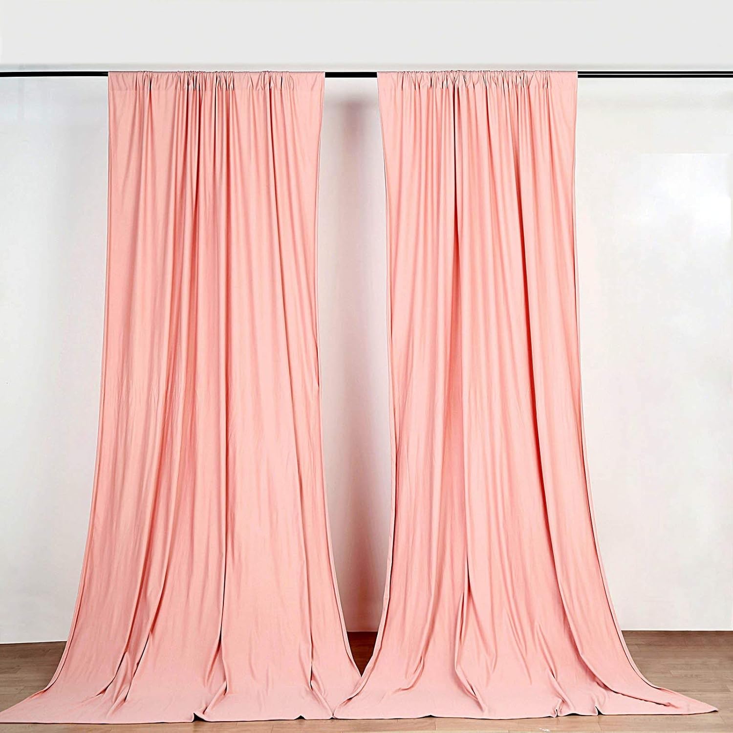 10 ft x 10 ft Dusty Rose Polyester Backdrop for Events