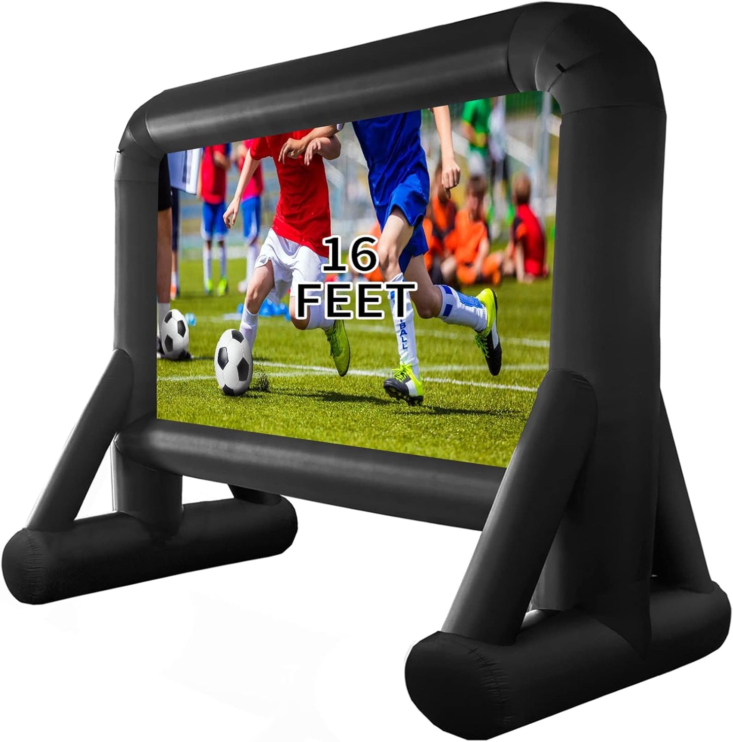 16ft Inflatable Outdoor Projector Screen - Front/Rear Projection for Epic Movie Nights!