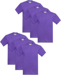 Pro Club Men's Heavyweight Cotton Crew Neck T-Shirt 6-Pack - Durable