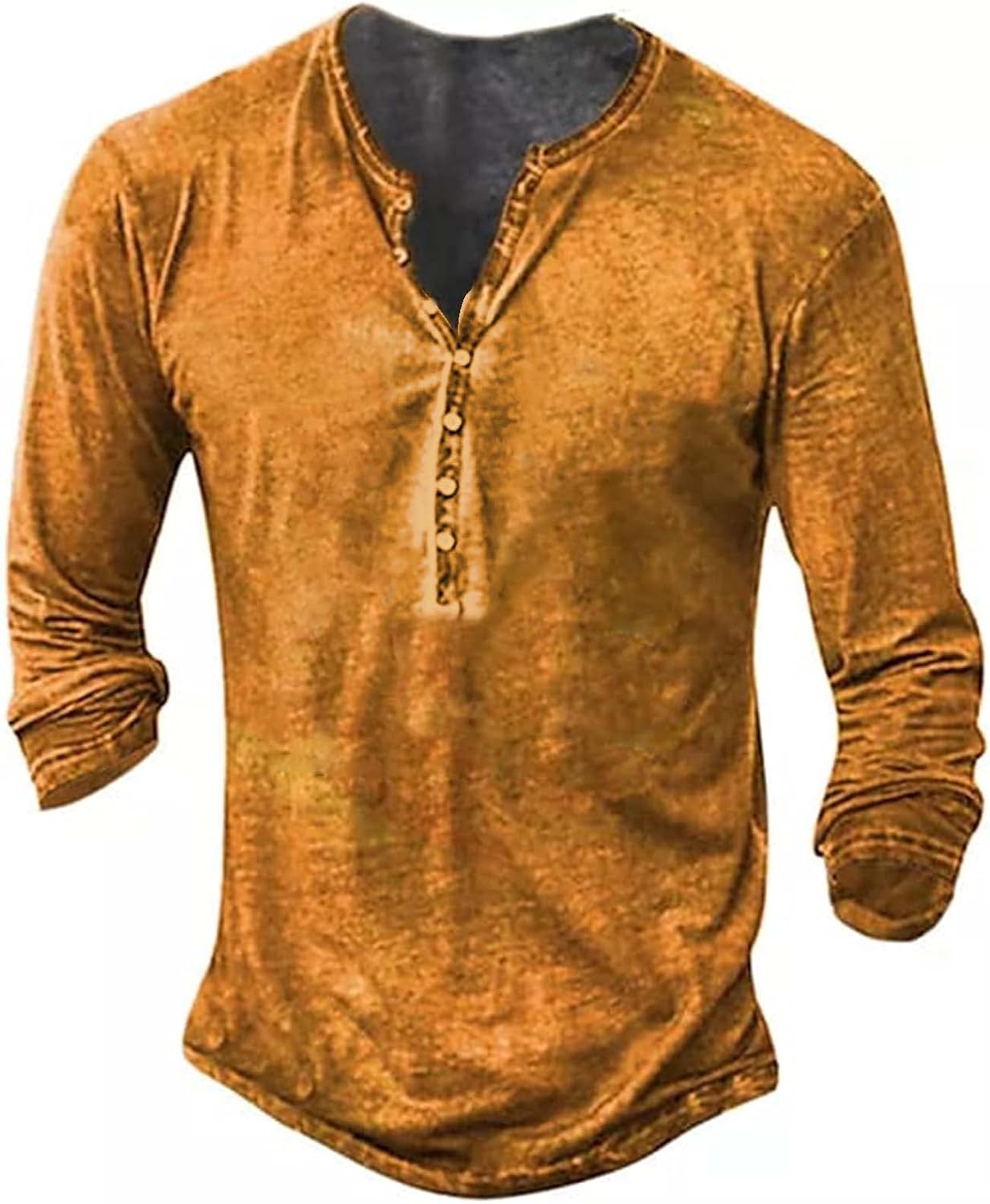 Mens Distressed Henley Shirts for Casual and Business Wear