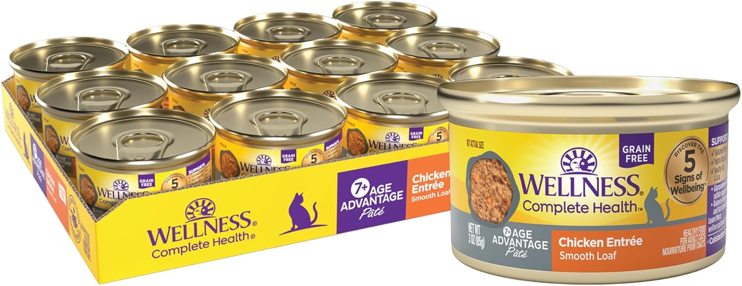 Wellness Complete Health Pate Senior Wet Cat Food Review