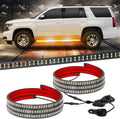 XRIDONSEN 2PCS 60 in Emergency Truck Strobe Lights Strip - Bright