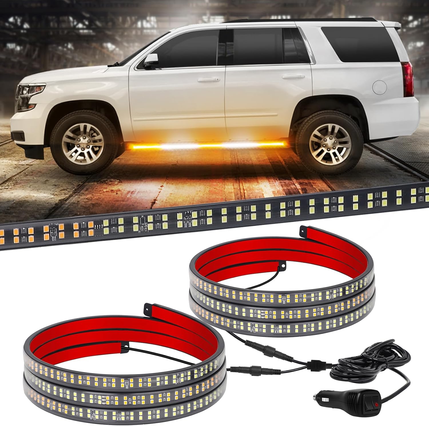 XRIDONSEN 60 inch Emergency Truck Strobe Lights for Safety