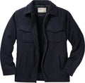 Outdoorsman Wool Coat Sherpa Lined Winter Jacket - Rugged Warmth
