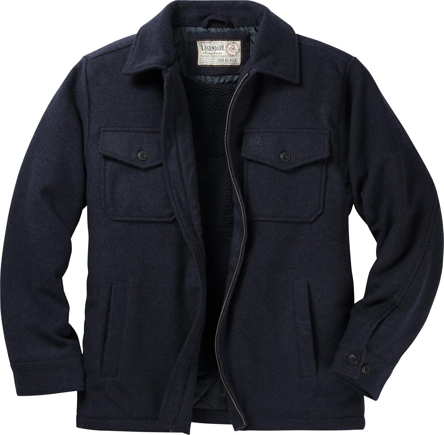 Legendary Whitetails Outdoorsman Wool Coat for Winter Comfort
