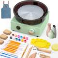 Alldeer Pottery Wheel for Kids - 6in Mini Pottery Wheel with Tools