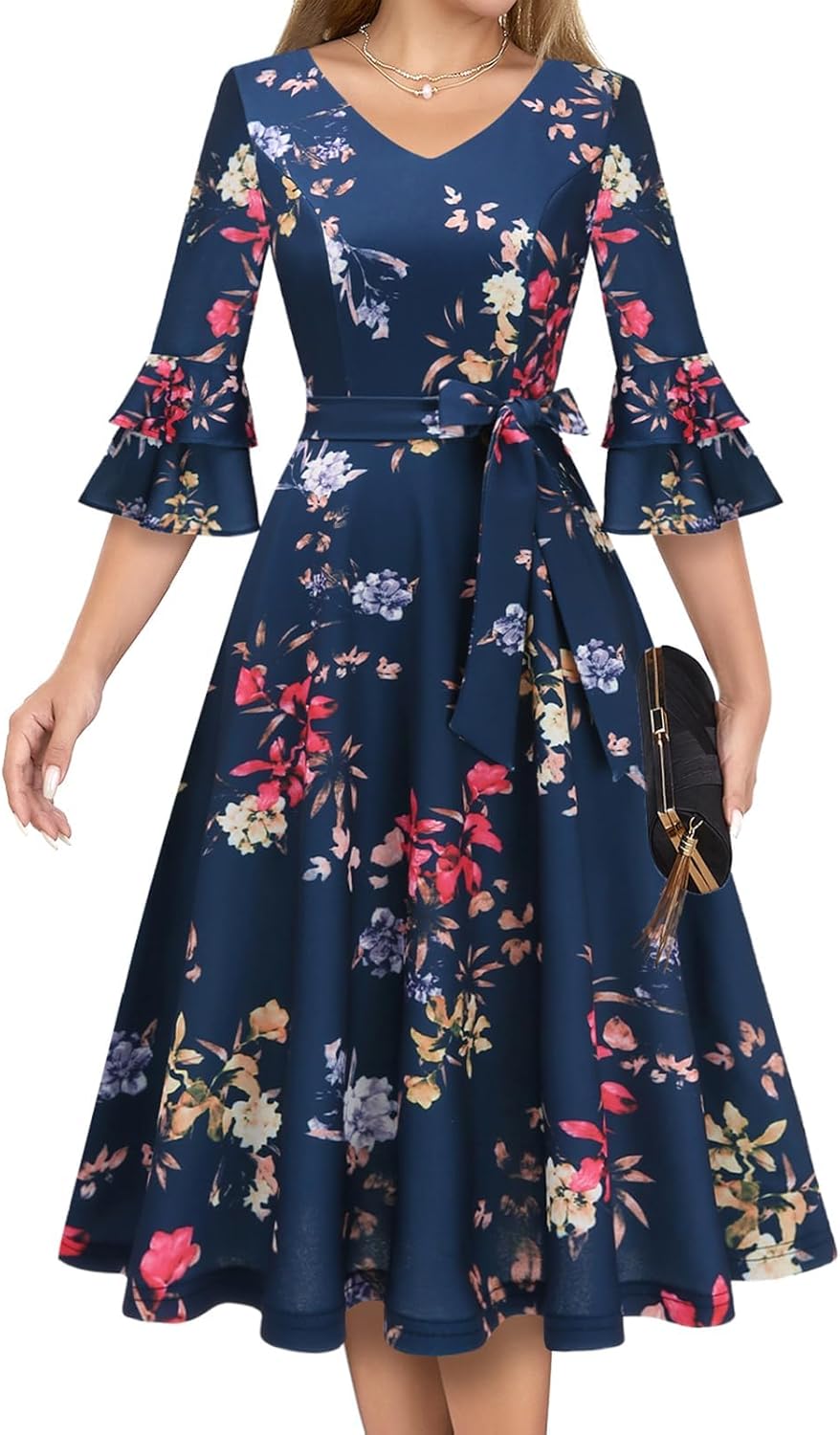 DRESSTELLS Womens Cocktail Dress for Homecoming and Weddings