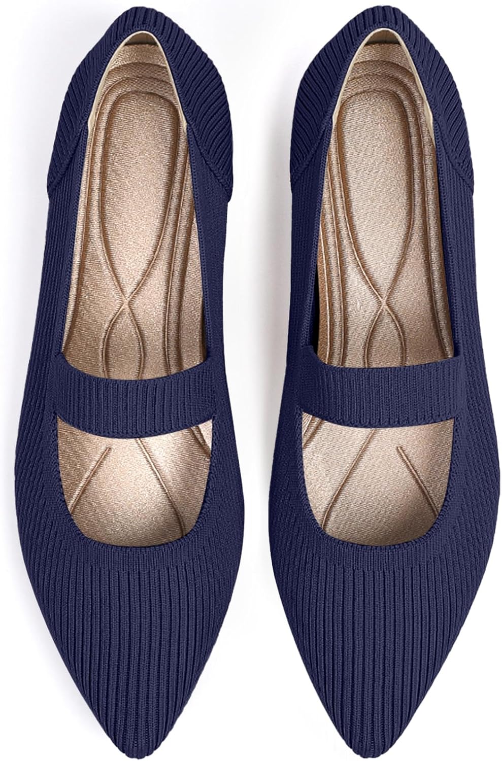 Comfortable Women's Flats Shoes with Pointed Toe Design