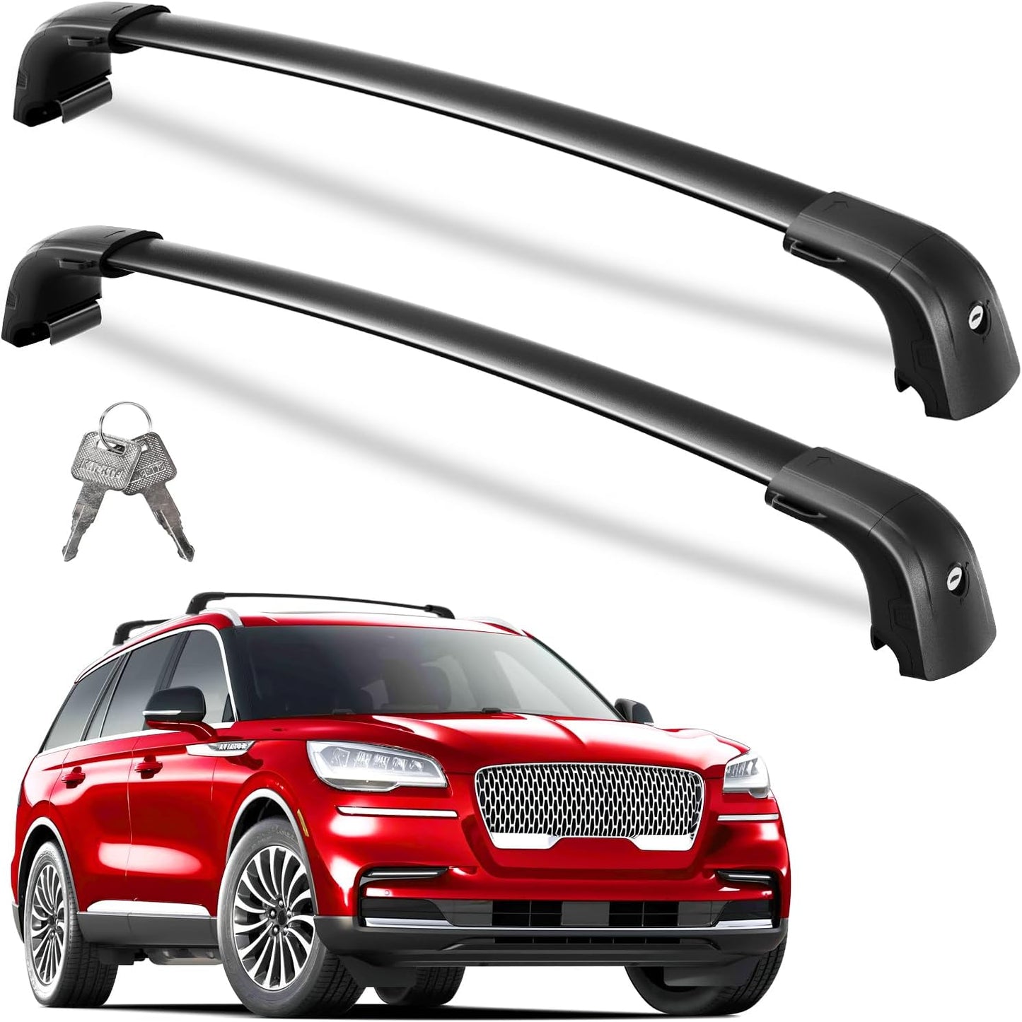 Roof Rack Cross Bars for Lincoln Aviator 2019-2025, Heavy Duty