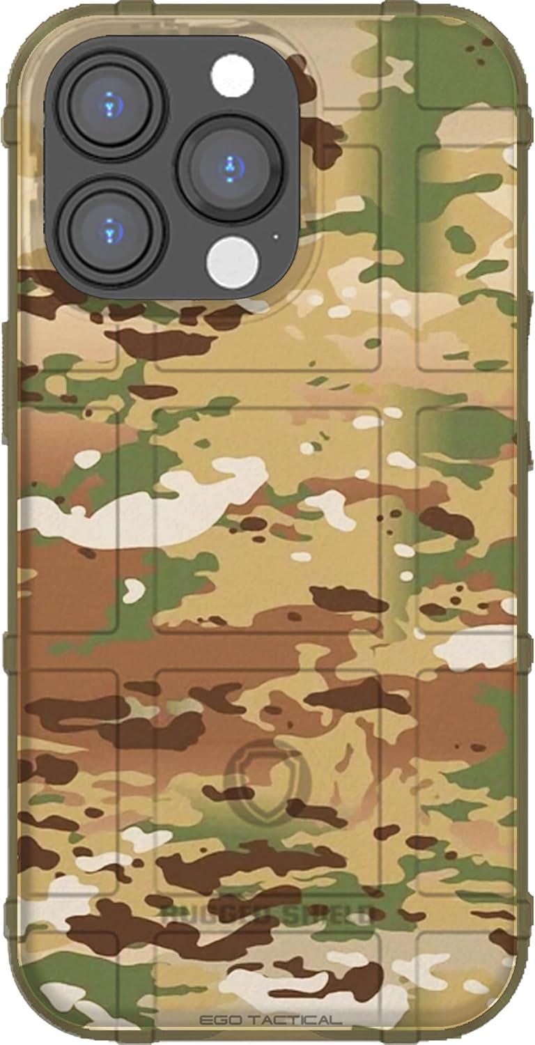 EGO TACTICAL Rugged Shield Case for iPhone 14 Pro Max - Multicam