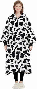 Wearable Blanket Hoodie for Adult Long Sherpa Oversized - Cozy Warmth