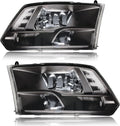Headlights for Dodge Ram 1500 2009-2018 & Ram 2500-5500 - Quad Halogen