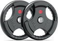 XDDIAS Rubber Weight Plates for Barbell - Durable Home Gym Plates
