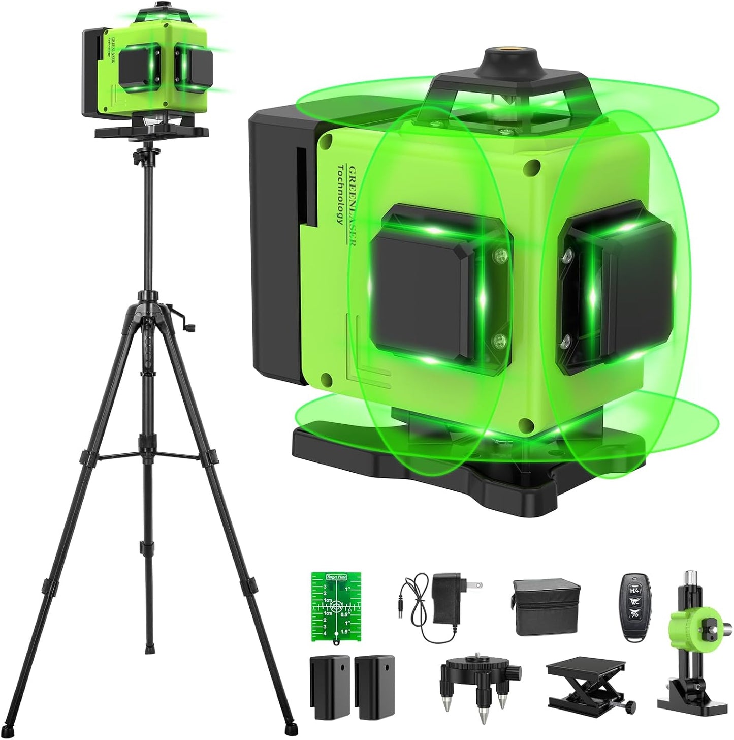Laser Level with Tripod 16 Lines Self Leveling for Precision Work