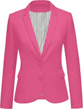 LookbookStore Womens Notched Lapel Blazer Jacket Suit - Office Ready 0
