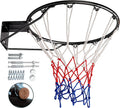 Dripex Solid Basketball Rim 18in Replacement Breakaway - Heavy Duty