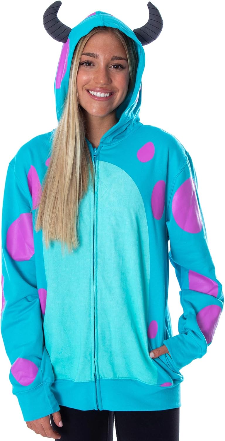 Disney Monsters Inc. Sulley Hoodie for Adults - Fun Costume Wear