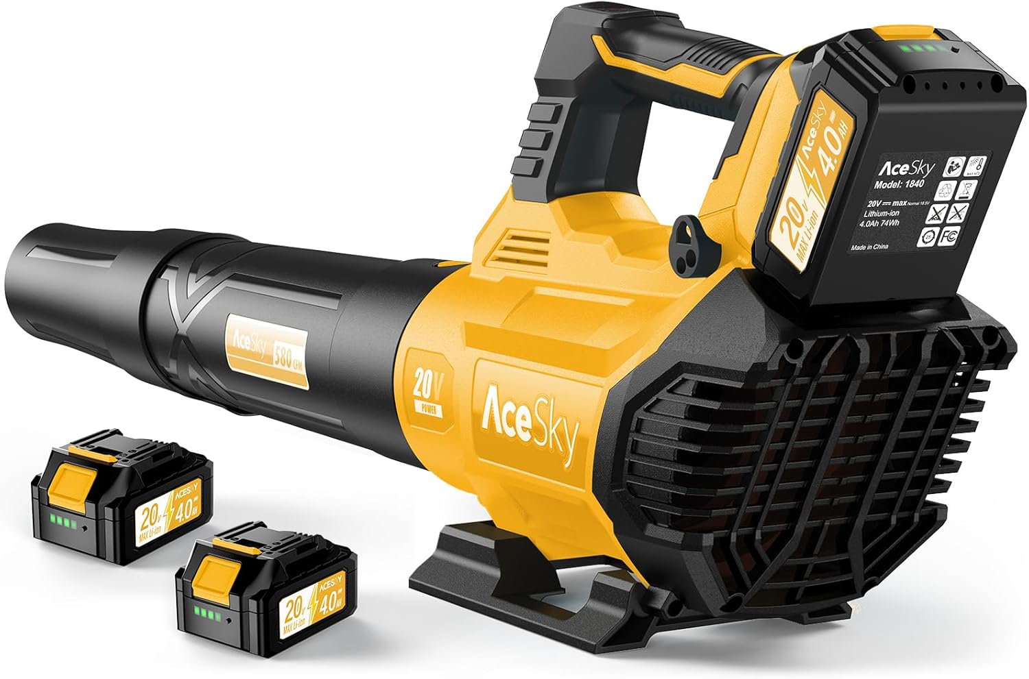 Ultra-Powerful Cordless Leaf Blower with 3 Speed Levels