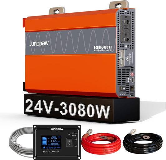 3080W Pure Sine Wave Inverter for Home, RV, Camping & More