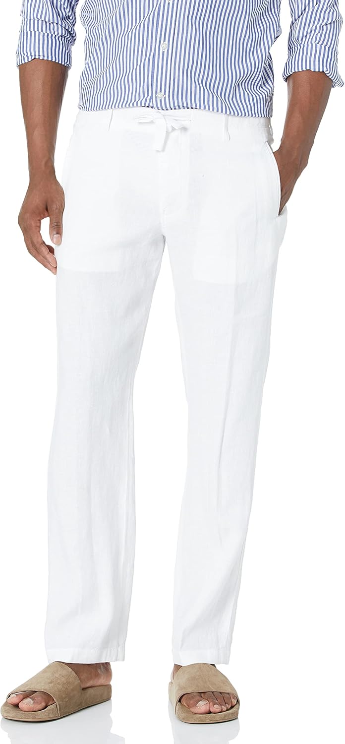 Perry Ellis Men's Linen Drawstring Pants for Ultimate Comfort