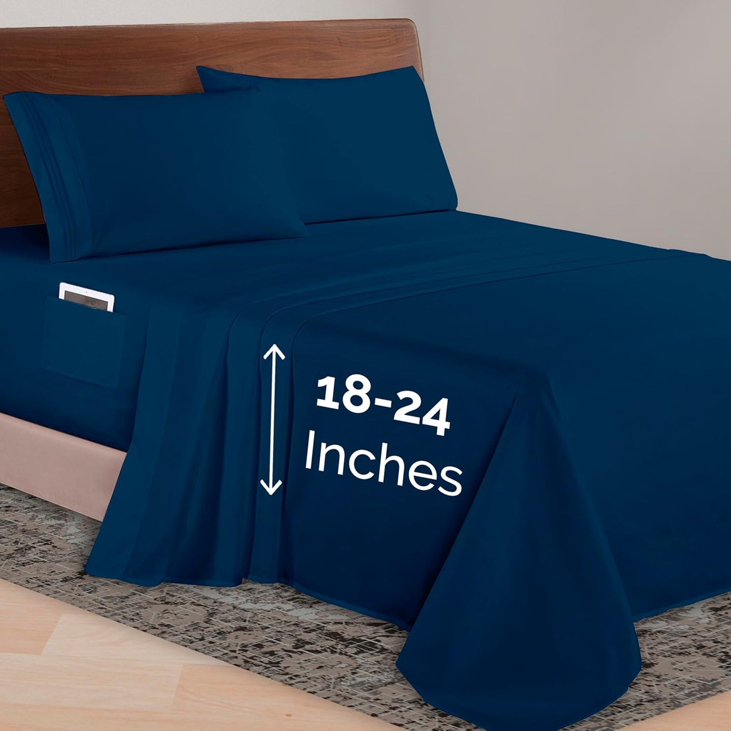 Elegant Comfort Luxurious 1500 Premium Microfiber Sheet Set