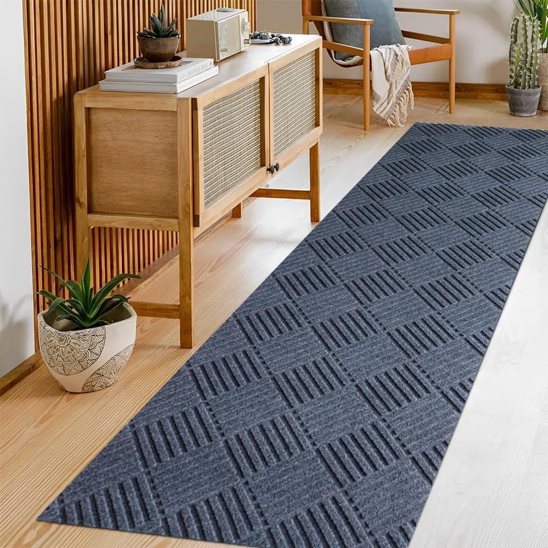 Runner Rug Non Slip 1FT x 53FT Washable Indoor Outdoor Carpet