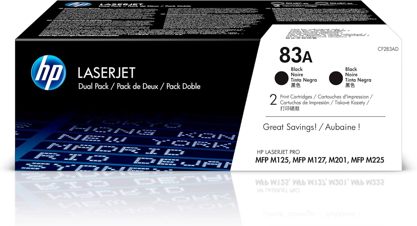 HP 83A Black Toner Cartridges for LaserJet Pro Series