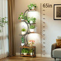 Plant Stand Indoor with Grow Lights 65 in 7-Tier Plant Shelf - Space