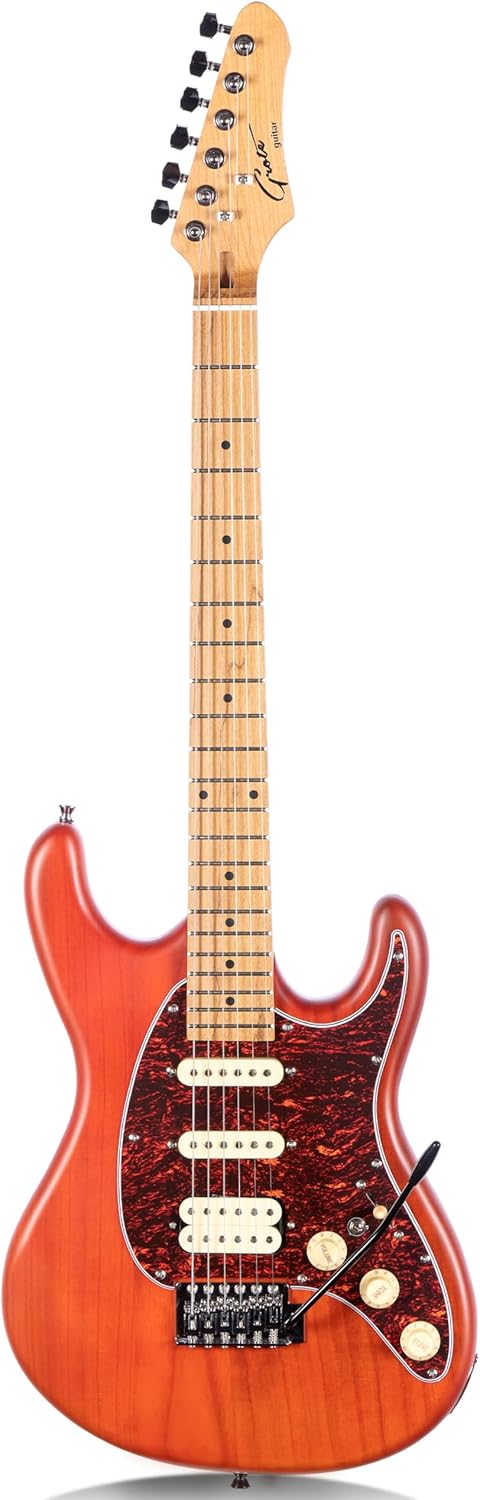 Beginner-Friendly Grote Electric Guitar in Coma Red