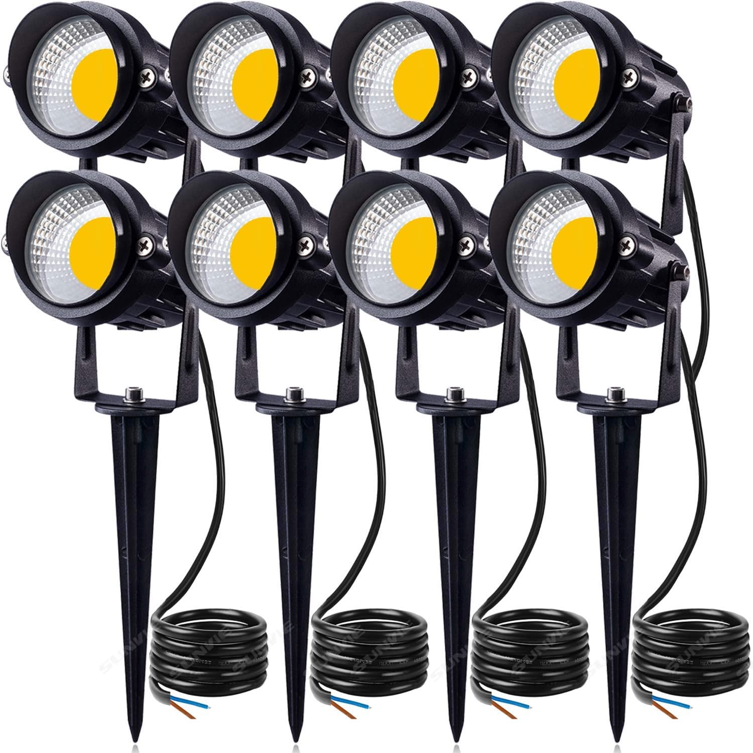 12W LED Landscape Lights for Outdoor Pathway and Garden Use