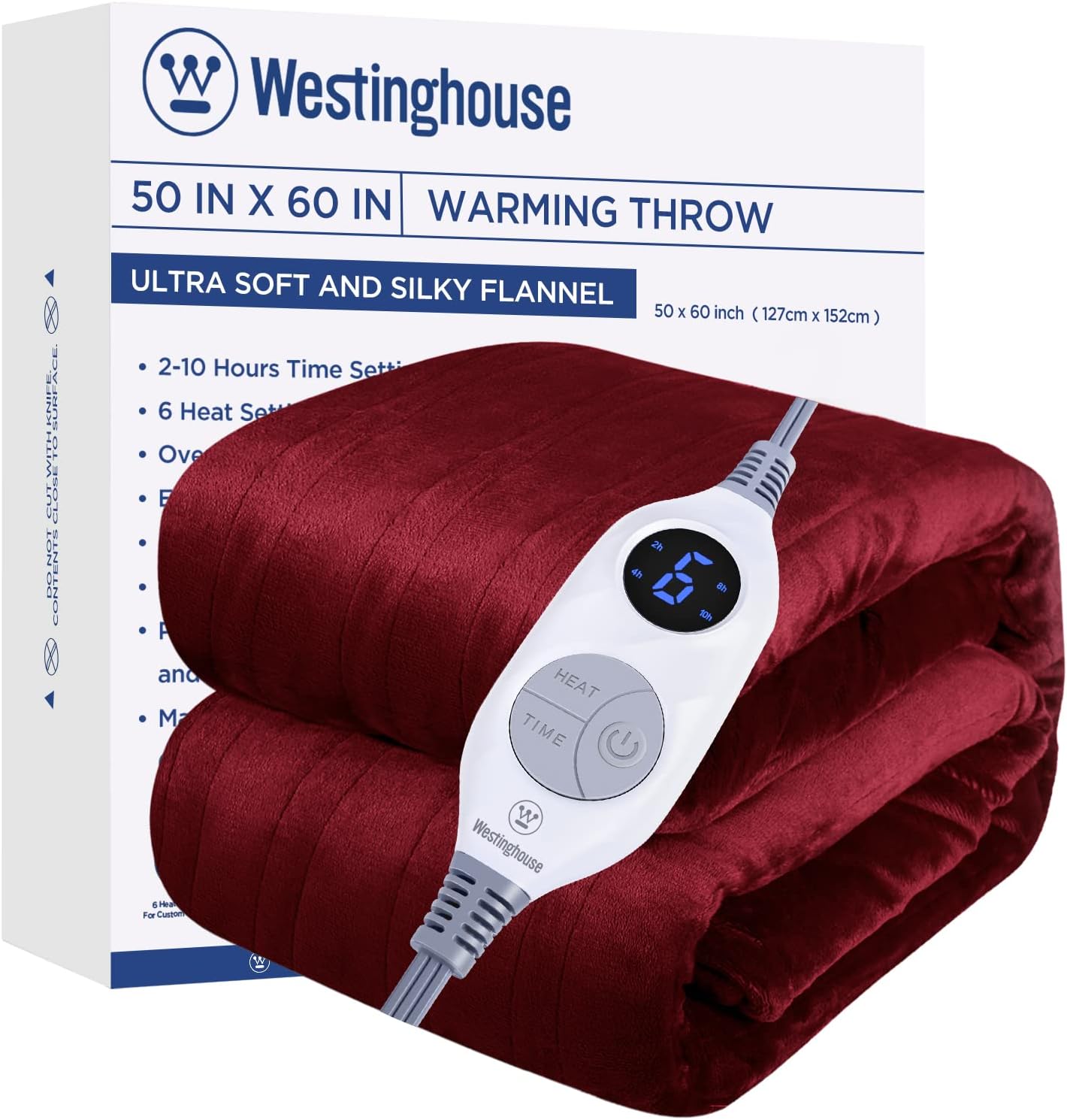 Westinghouse Heated Throw Blanket for Ultimate Comfort and Warmth
