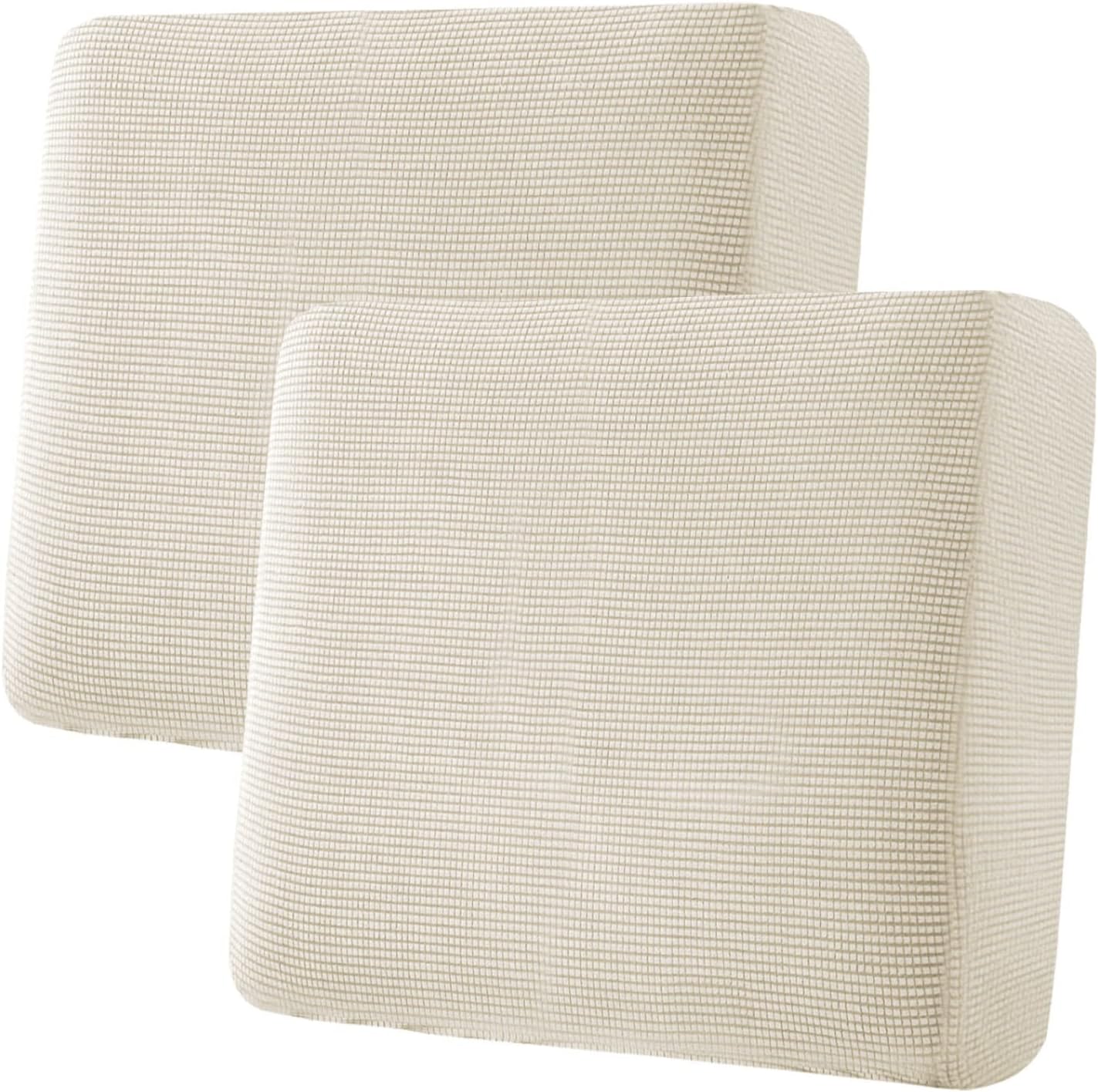 H.VERSAILTEX Super Stretch Sofa Cushion Covers for Ultimate Comfort
