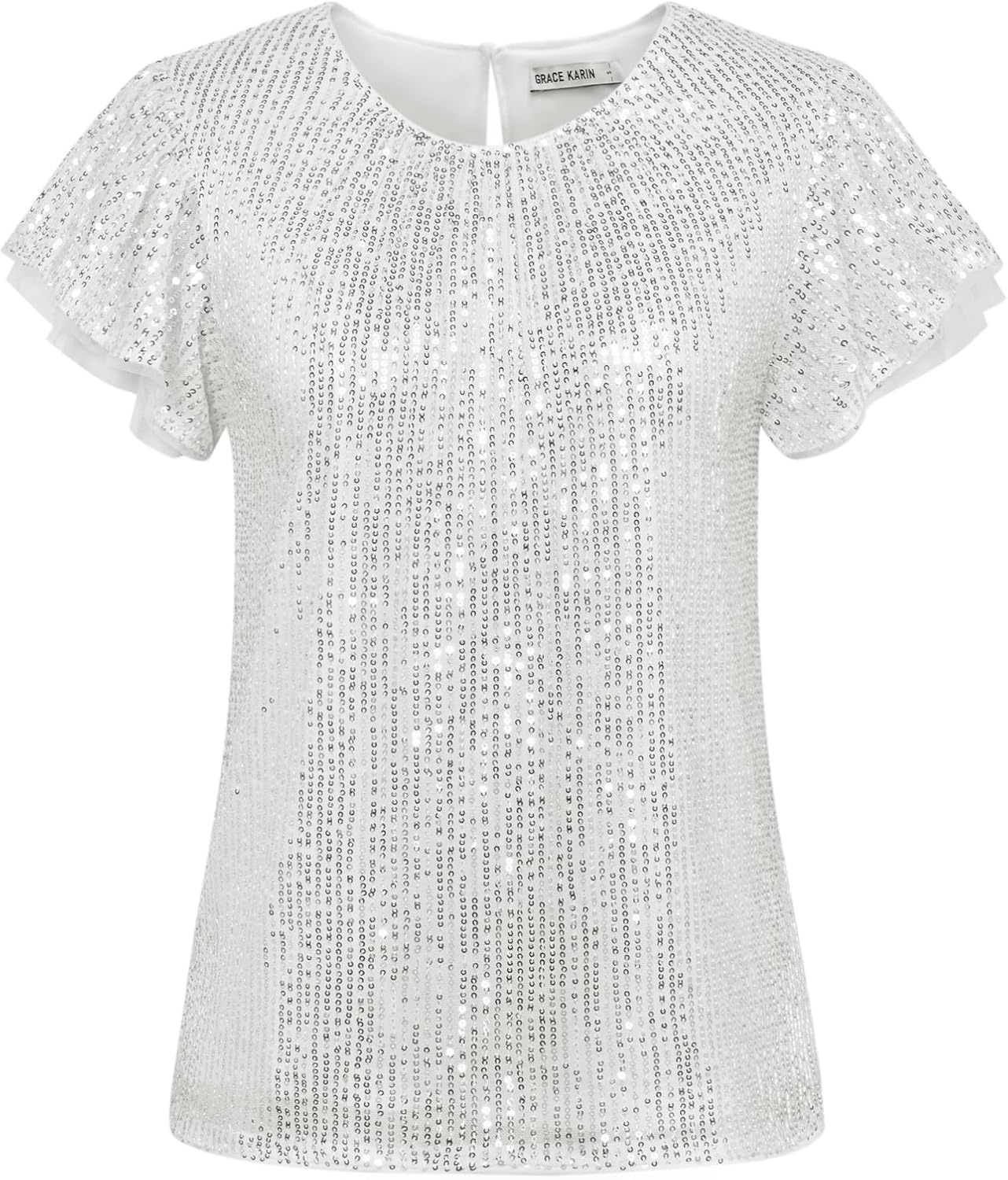 Sparkly Sequin Tops for Women - Dressy Glitter Blouses