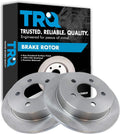 TRQ Rear Disc Brake Rotor Pair Set for GM Rear Disc Models - Direct
