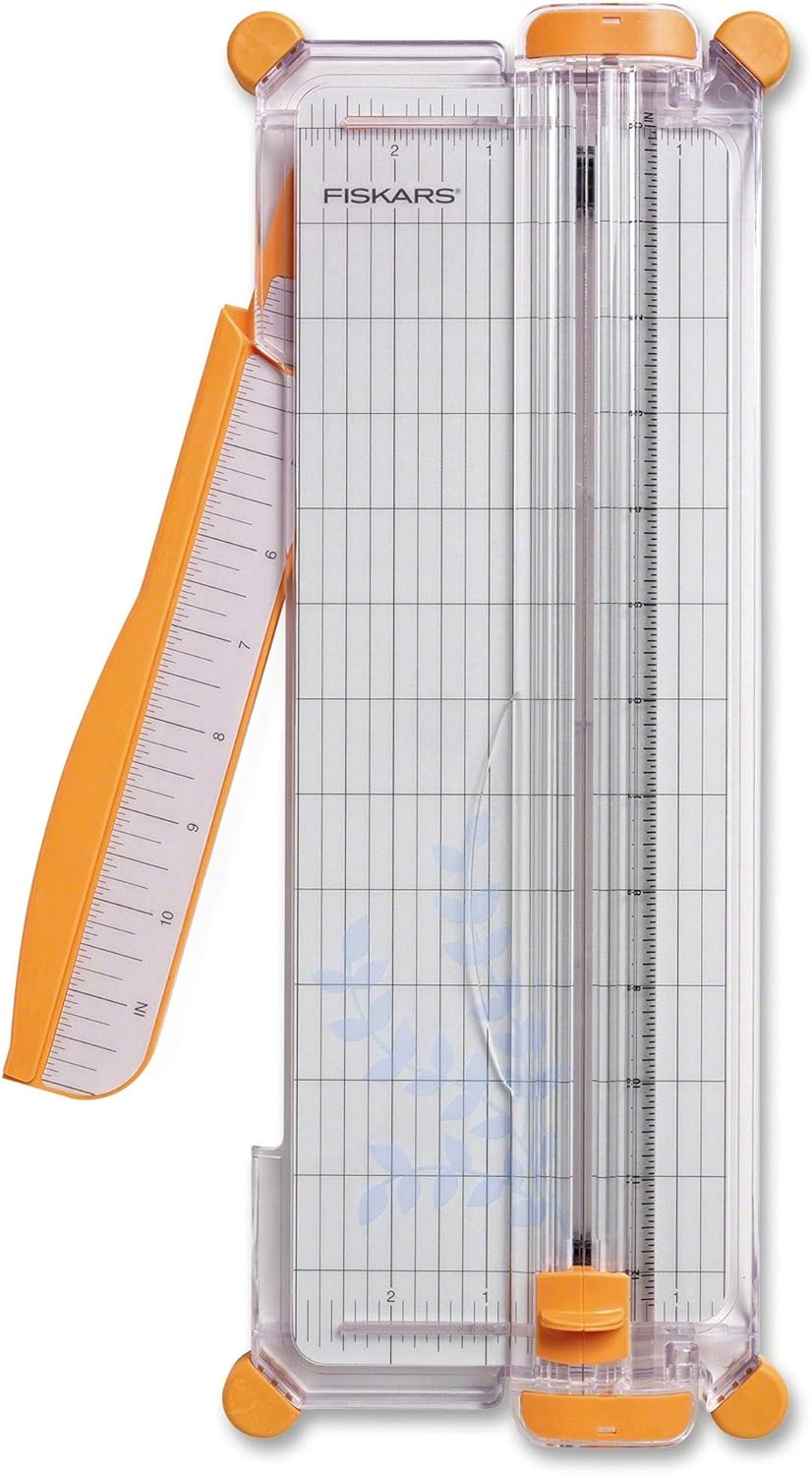 Fiskars SureCut Portable Paper Trimmer for Accurate Cuts