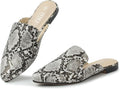 MUSSHOE Mules for Women Flats Comfortable Pointed Toe - AllDay Comfort