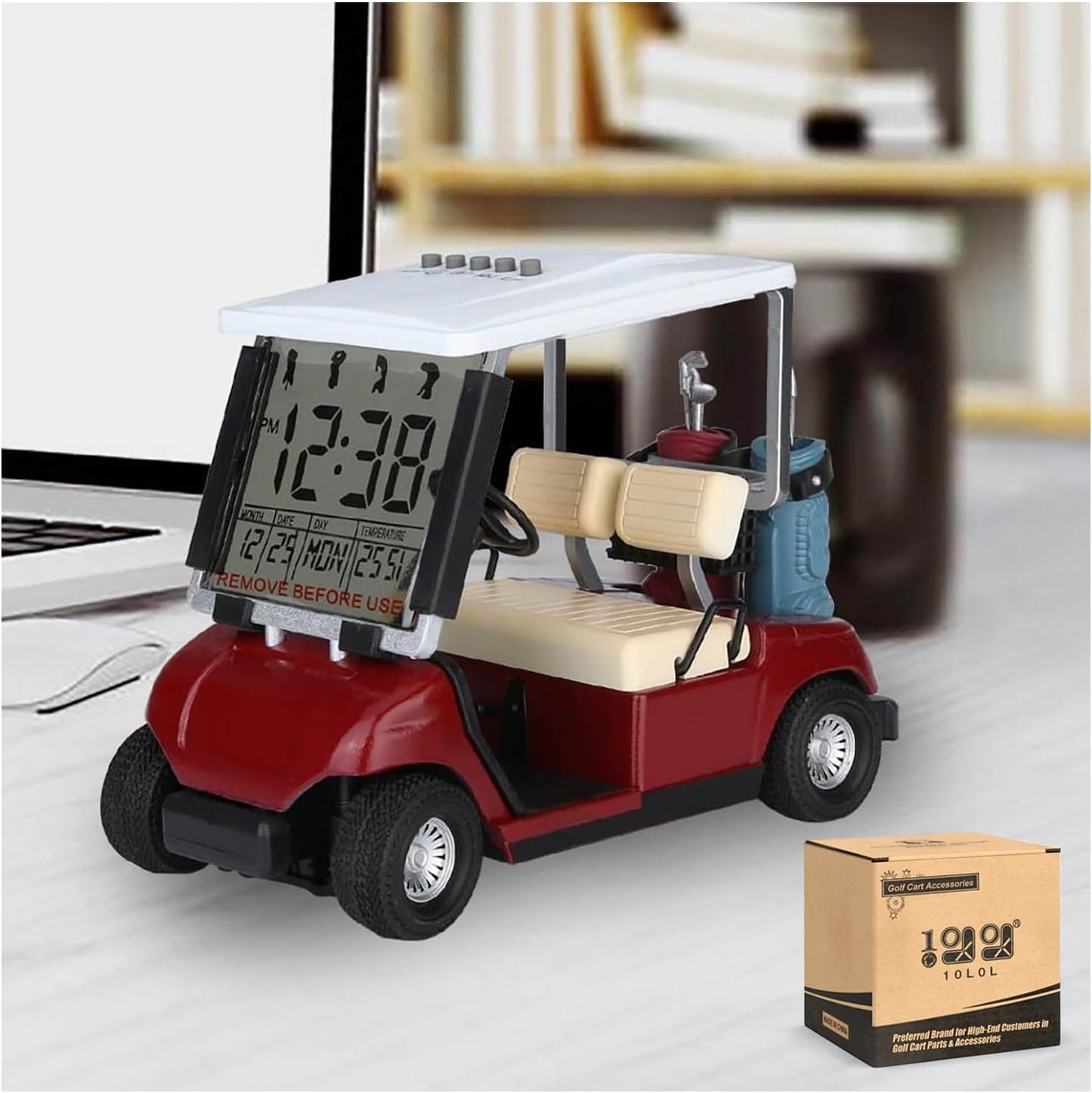 Mini Golf Cart Clock - Perfect Golf Gift 