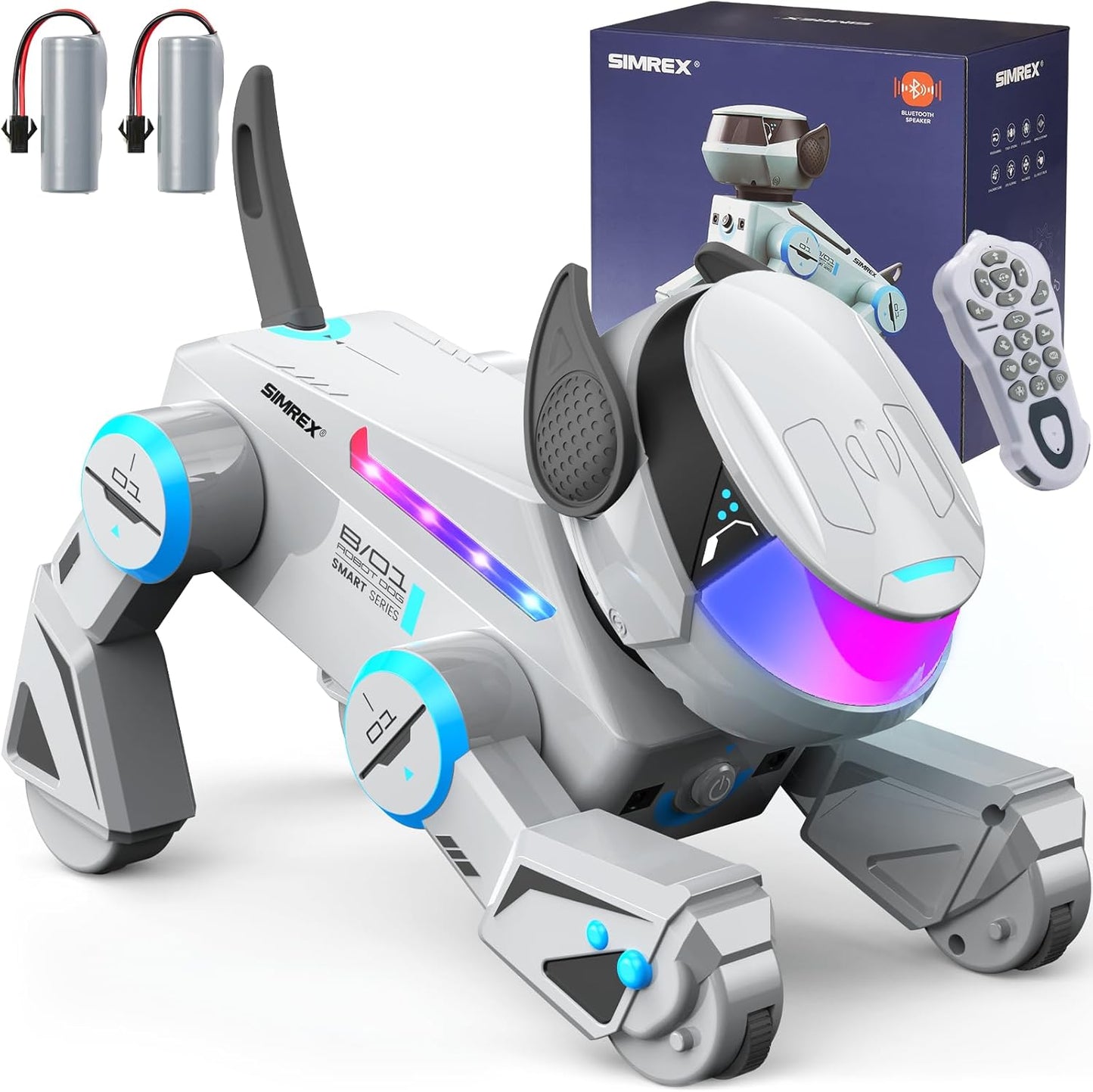 Smart Interactive Robot Dog Toys for Kids with Bluetooth Fun