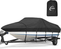 Kipiea Trailerable Boat Cover 17-19 ft - Heavy Duty Waterproof