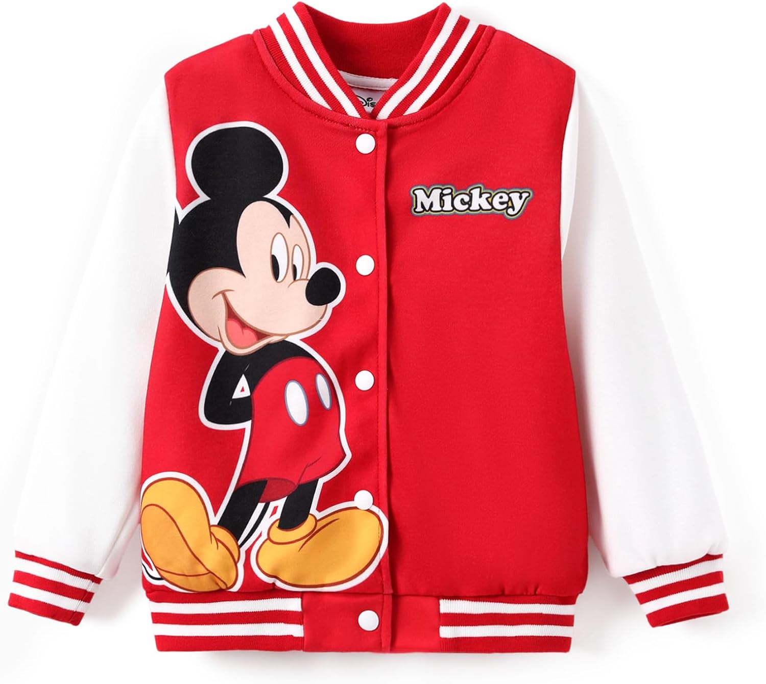 Disney Kids Varsity Bomber Jacket - Lightweight & Adorable!