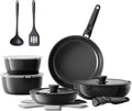 Redchef 16pc Ceramic Pots and Pans Set - Detachable Handle Cookware
