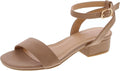 Classic 1 Inch Low Heel Dress Sandal by TruFox for Celebrations