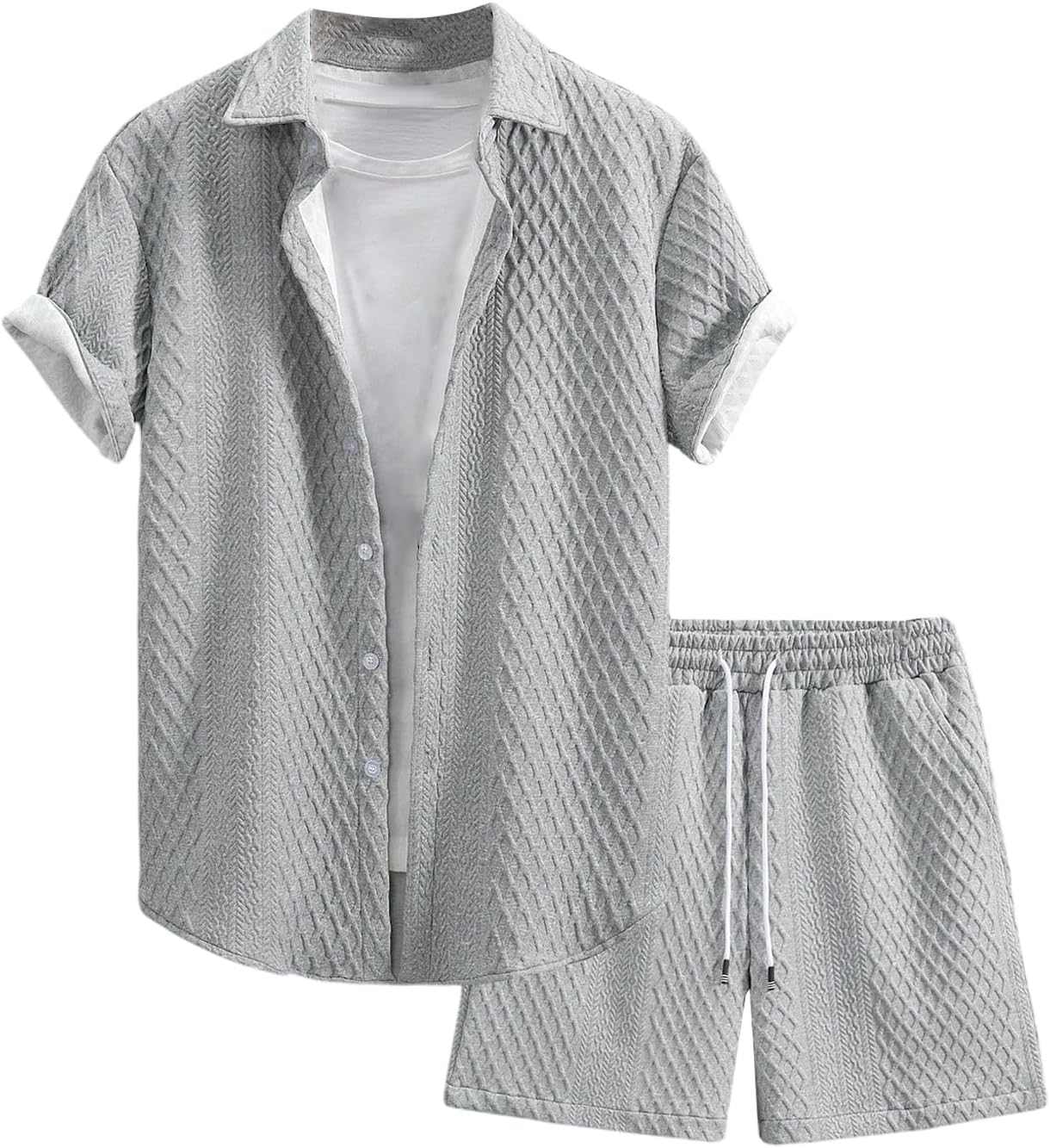 GORGLITTER Men's 2 Piece Outfits for Stylish Summer Comfort