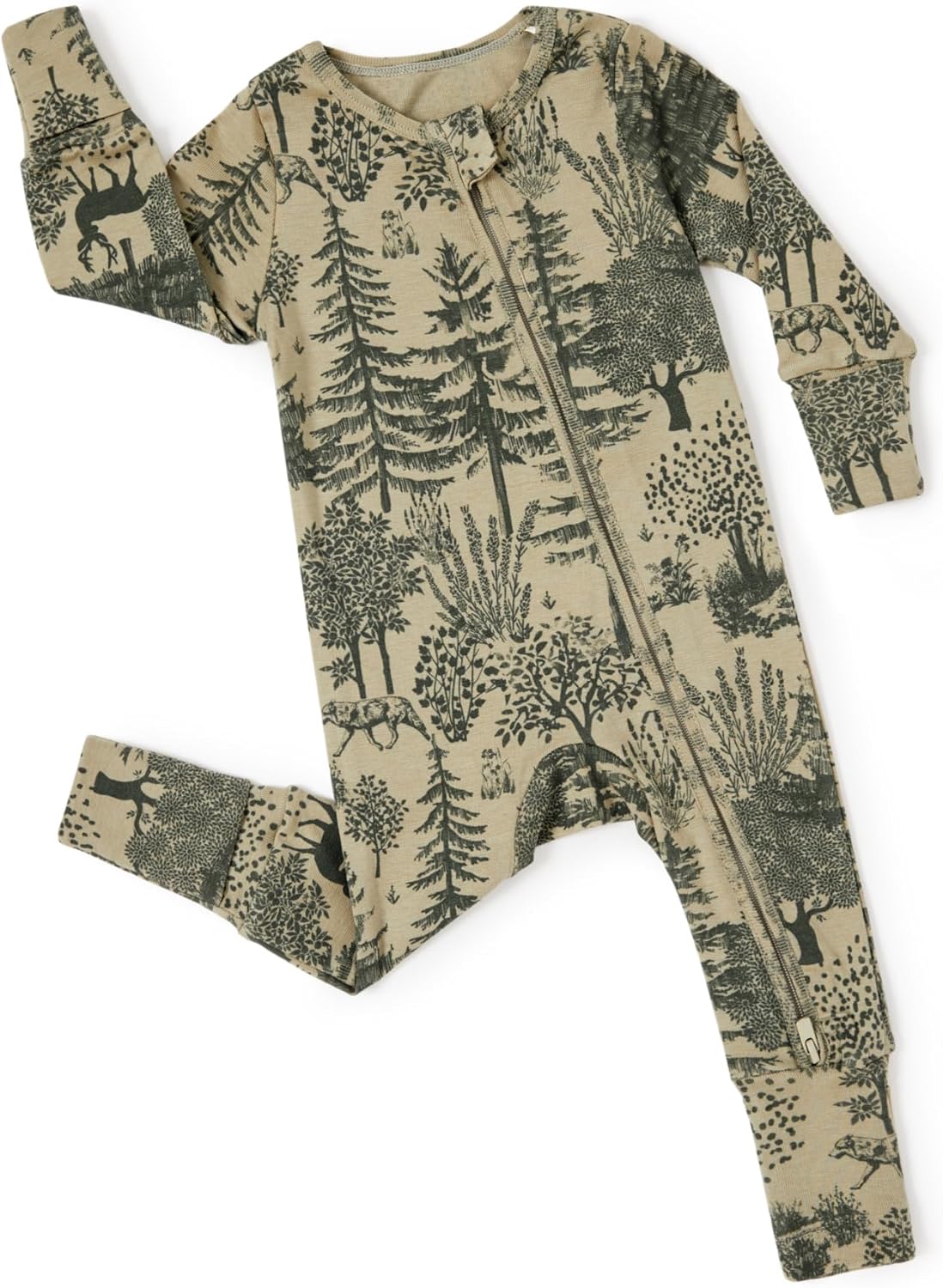 PATPAT Baby Clothes Footie Pajama with Soft Wool for Comfort