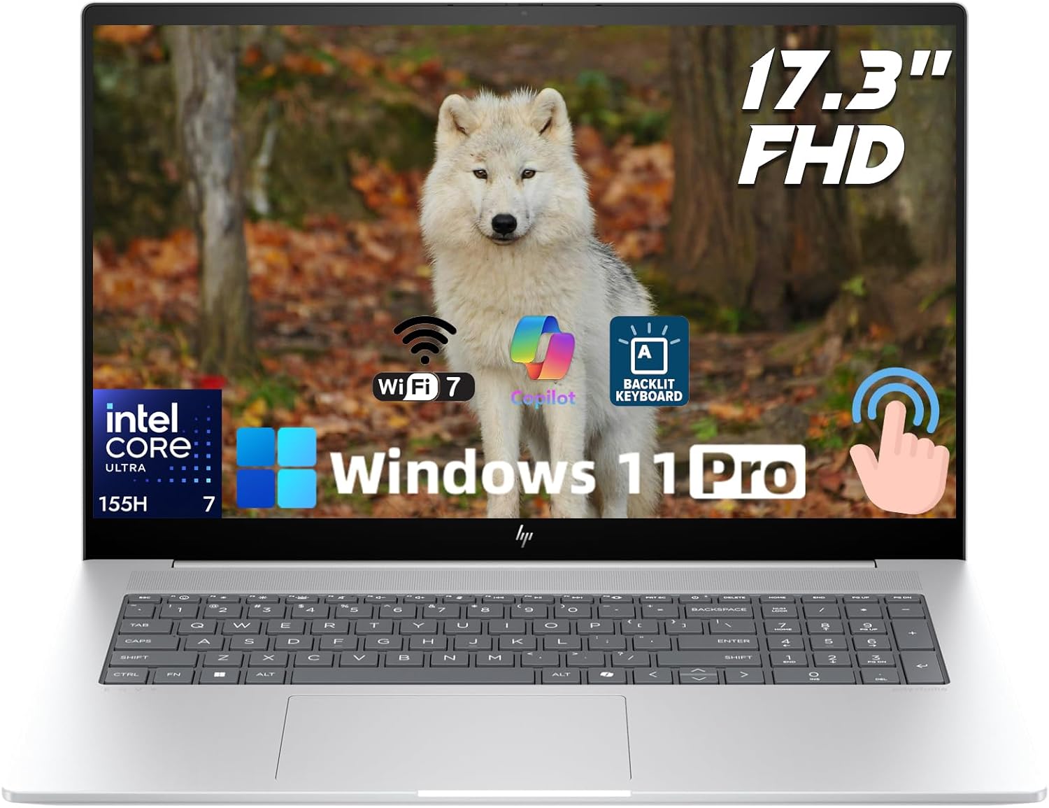 HP Envy Business Laptop with 17.3in Touchscreen Display